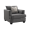 Diva 1 Seater Sofa Dark Grey
