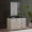 New Kali Dresser with Mirror Beige/Dark Walnut