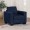 Alfred 1 Seater Sofa Blue