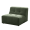 Baku 1 Seater Armless Sofa Green