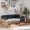Mocha 90X200 Kids Daybed + 2 Drawers + Cushions Blue