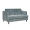 Norya 2 Seater Sofa Dark Grey