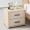 Joelle Nightstand Champagne/Natural Oak