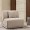 Serena 1.5 Seater Armless Sofa Cream