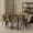 New Angle 1+6 Dining Set Brown/Beige