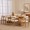 Kris 8+1 Dining Set 240 cm Light Brown