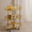 3-Tier Bar Carts Gold 66.5x35.5x93 cm