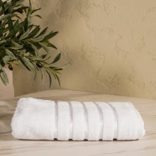 Lifestyle Plain Bath Towel White 70X140 cm