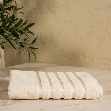 Lifestyle Plain Bath Sheet Cream 90X150 cm