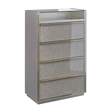 Elza Chest of 4 Drawers Grey