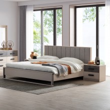 Passito 180x200 Bed Off-White/Grey
