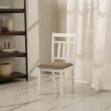 Sydney Dining Chair Gold/White