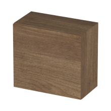 Infinity Cube 1 Door Cabinet Walnut