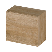 Infinity Cube 1 Door Cabinet Oak