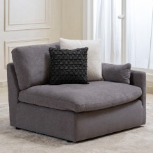 Ferrara 1 Seater Right Arm Sofa Grey