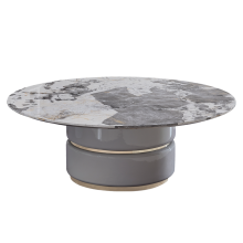 Aline Small Coffee Table White/Grey