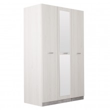 Kendra Jr. 3-Door Kids Wardrobe Light Oak/Cement