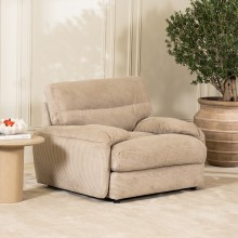 Reva 1 Seater Sofa Grey