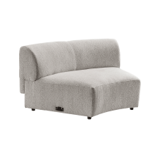 Elissa Wedge Sofa Beige