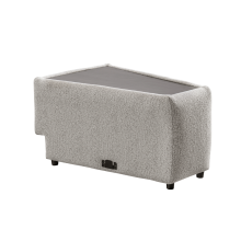 Elissa Sofa Side Table Beige