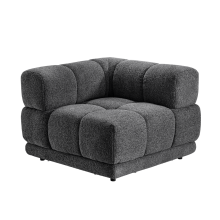 New Dallas Left/Right Arm Corner Sofa Dark Grey