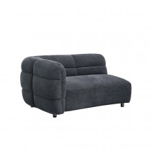 Nile 2-Seater Left Arm Sofa Dark Grey