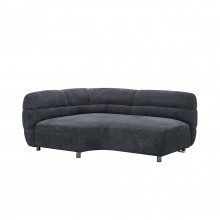 Nile Wedge Sofa Dark Grey
