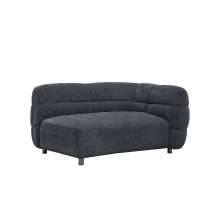 Nile 2-Seater Right Arm Sofa Dark Grey