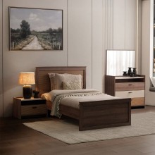 Alp 90X200 Kids Bed Walnut