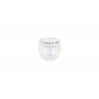 Teea 6pcs Double-Wall Glass Gahwa Cup