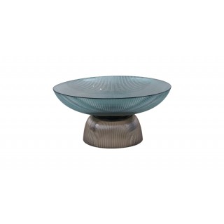 Cone Serving Bowl With Stand Green 35Cm