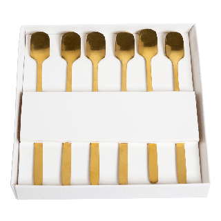Vasell Gold Stainless Steel Spoon Set 6Pcs