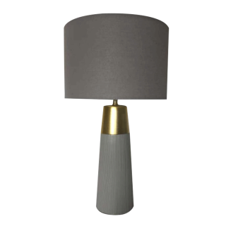 Harith Table Lamp - Grey 26 x 46 x 85 Cm