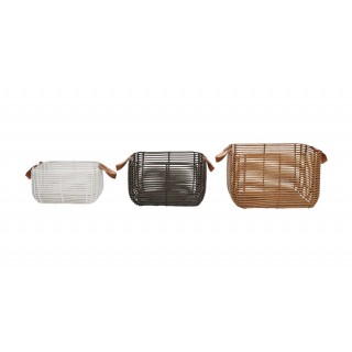 Classic Rectangle Baskets Set Of 3 