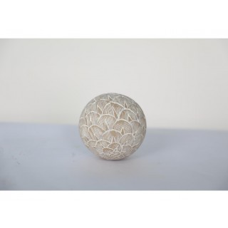 Yara Decore Ball 10.5 cm White