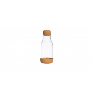 Clear Glass Carafe with Base & Lid