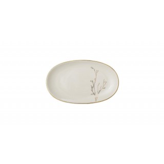 Rio Plate, White, Stoneware 21.5 cm