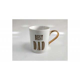 Etna Mug Best Dad Gold