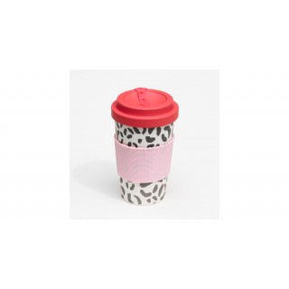 Leopard Bamboo Coffee Cup