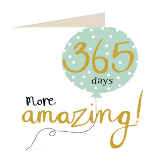 Hey You 365 Days More Amazing Card