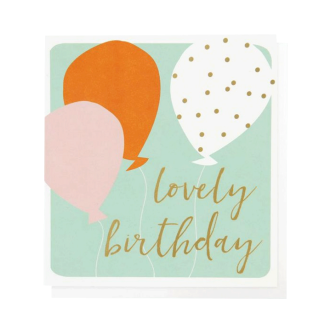 Lovely Birthday Balloons Card