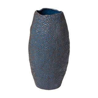 Vase Blue Stoneware