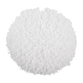 Sheepa Faux Fur Round cushion White 45Cm