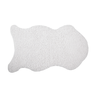 Sheepa Faux Fur Shape Mat White 60X90Cm