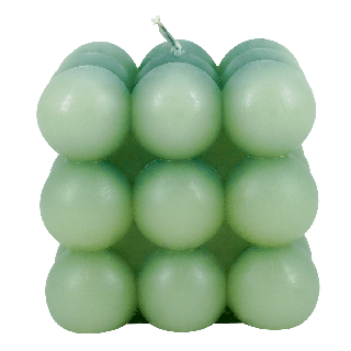 Bubble Candle Sage Green 10 Cm