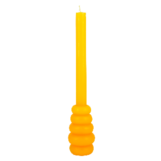 Totem Candle Mustard 33 Cm