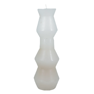 Totem Candle White 30 Cm