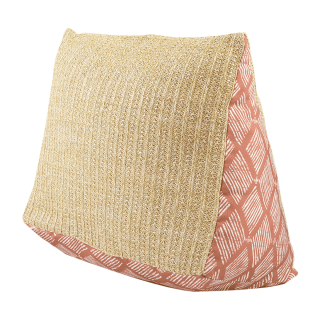 Weave Straw Backrest Pillow Terra 45 Cm
