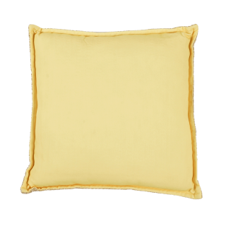 Straw Outdoor Cushion Yellow 43 Cm