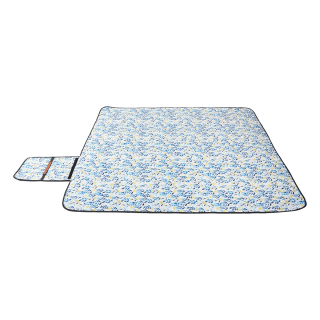 Olea Straw Picnic Blanket Blue 180X150